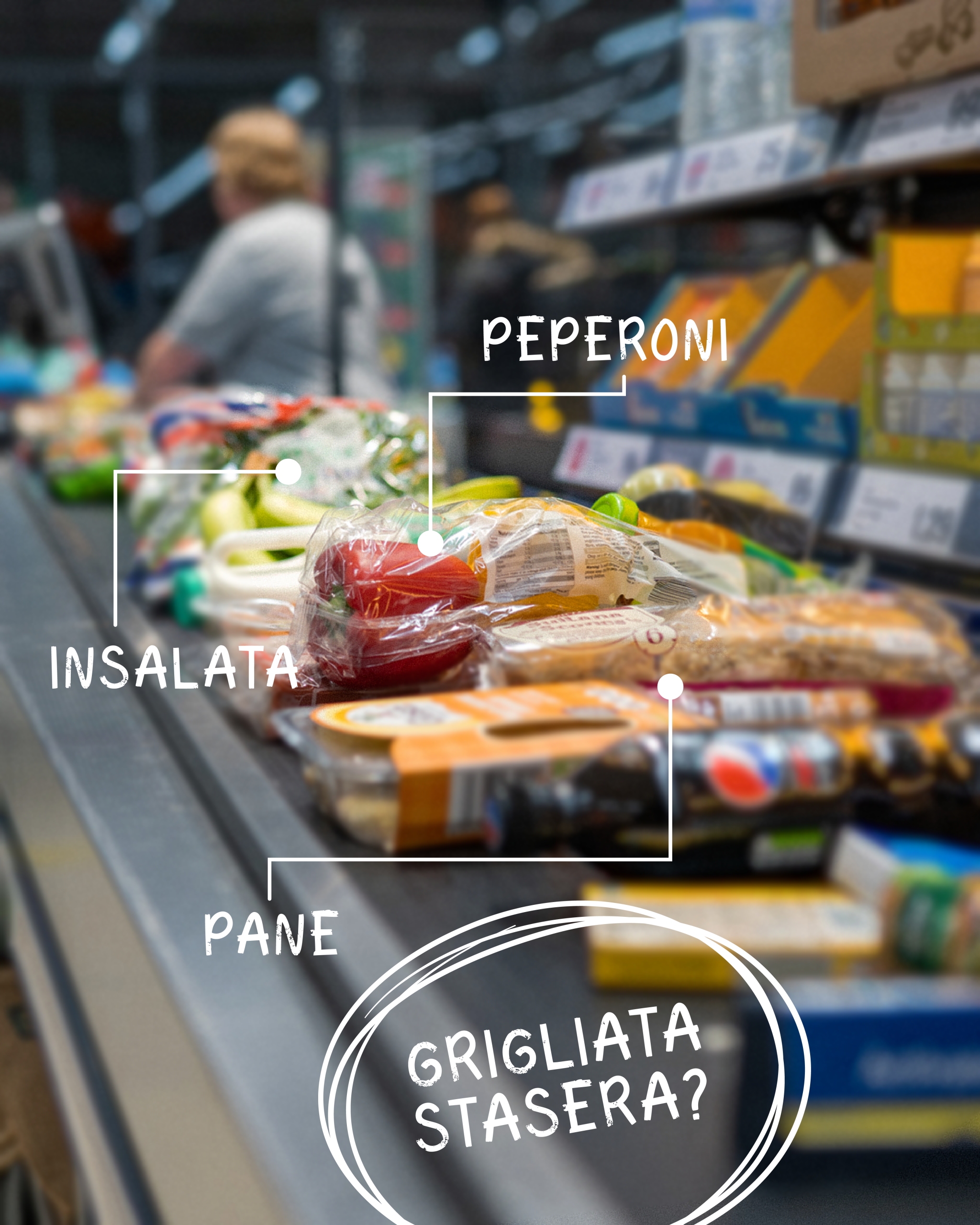 Contenuto social supermercati